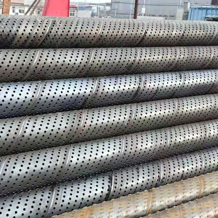 开孔滤水管直径325桥式井管打井钢管一支价来咨询