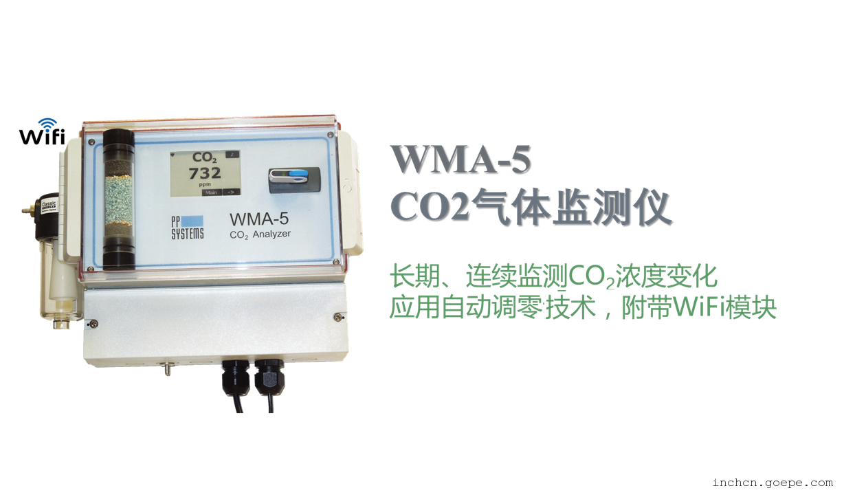 美国PP SYSTEMS公司CO2气体监测仪WMA-5