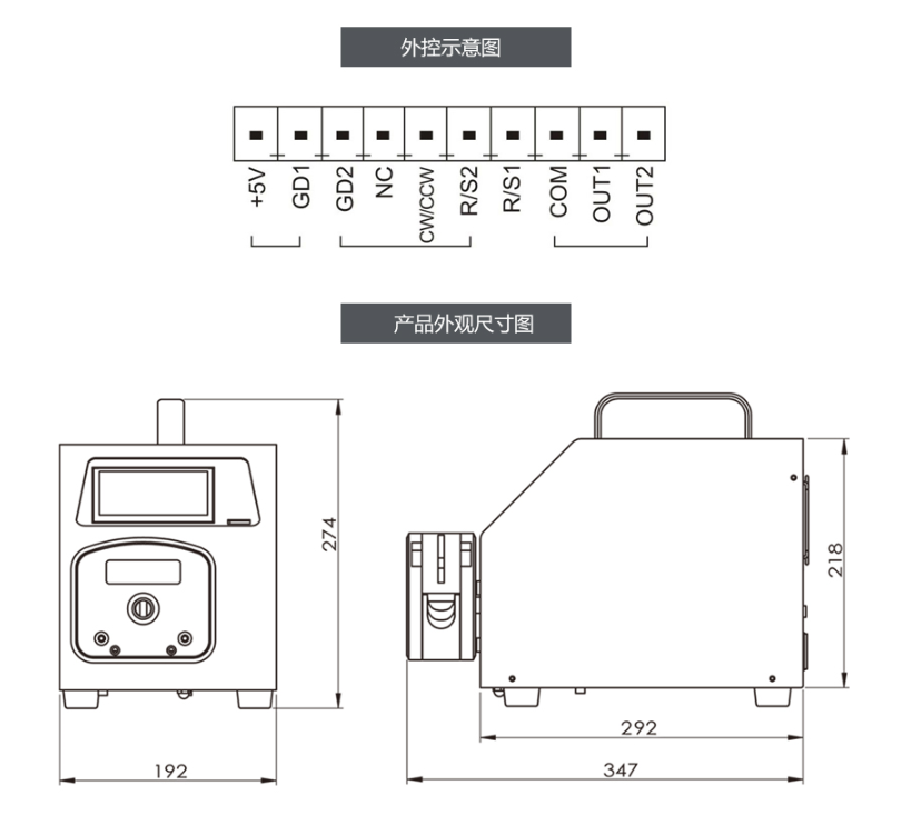 申辰国产分配型蠕动泵 智能版F6-6L