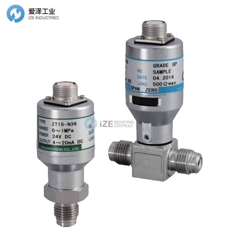 NAGANO KEIKI压力传感器ZT15系列ZT15-Y01-0.1-0.3MPA
