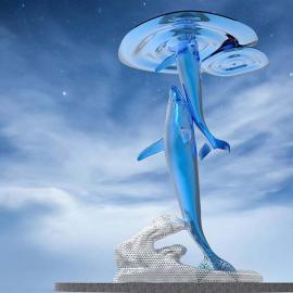 中雕园林雕塑不锈钢鲸鱼雕塑不锈钢动物雕塑公司定制