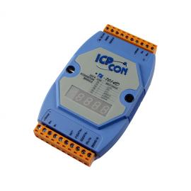 ICPDAS泓格I-7014 D远程1路电压电流模拟量变送器信号输入IO模块接口卡