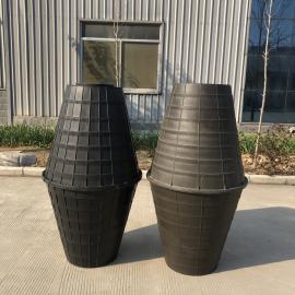 辰安地埋式双瓮化粪池 1.0立方5mm厚塑料立式化粪桶CAN001