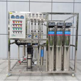 绿健100L每小时纯化水设备 二级反渗透纯水机2us/cm