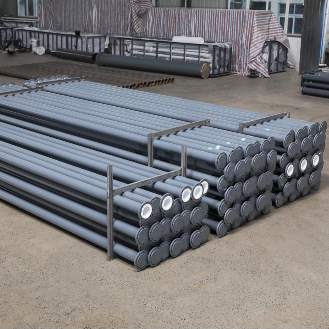 力企钢衬po管道 内衬聚烯烃复合管dn80