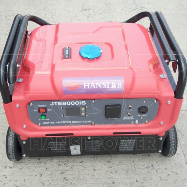 HANSI翰丝便携式8千瓦数码变频发电机JTE8000IS