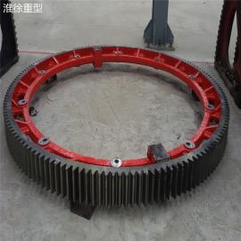 淮徐重型生产销售滚筒干燥机大齿轮φ2.2×14m