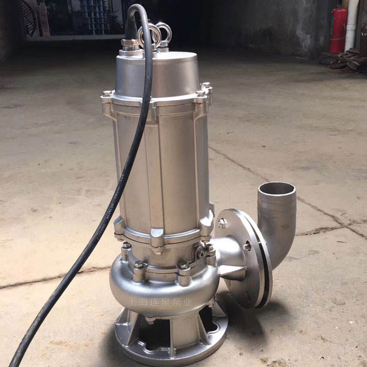 连泉排污泵 不锈钢耐腐蚀泵 潜污排水泵40qw15-15
