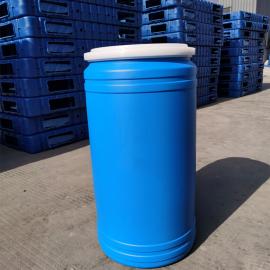 天�R75升抱箍桶 塑料卡箍 法�m桶75L