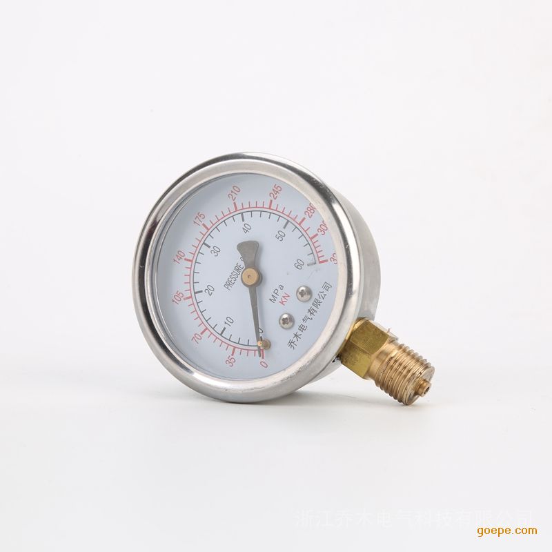 掘进机专用压力表千牛充油表YTN-60
