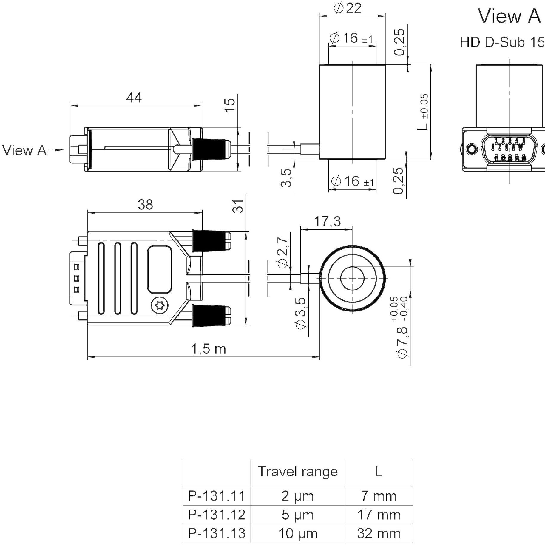 Physik InstrumentePIRestԴѹƬP-131