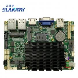深蓝宇3.5寸嵌入式无风扇工控主板支持英特尔J1900处理器接口丰富PCM-4403