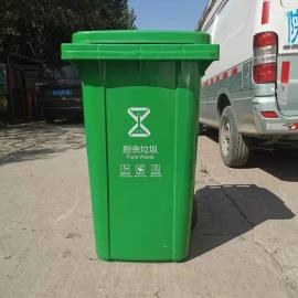 世腾带盖轮大号商用小区塑料垃圾桶商用垃圾桶