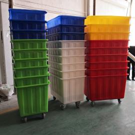华社1500L 抗压纺织桶 食品级塑料海鲜方箱 1.5吨大容量推布斗