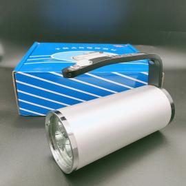 ��光充�式LED聚光�h射手提式探照�舴浪�防爆��池外�やX合金