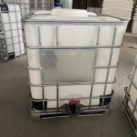 华社1000L化工运输桶 塑料大水桶 一体成型 1吨滚塑工艺吨桶