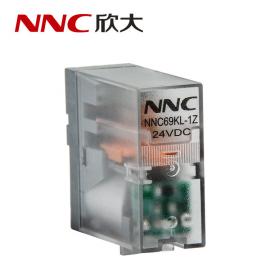 NNC欣大小型带灯线路板式电磁继电器 转换型12ANNC69KL-1Z