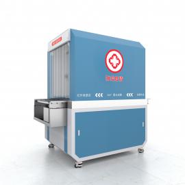 鸿越食品冷链监管仓消毒设备海关快递包装超声波雾化消杀滚筒输送XDG-YD02A
