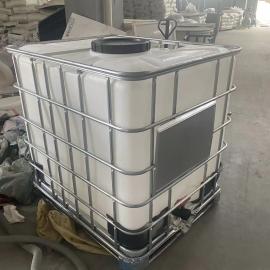 华社1000L 包装桶塑料桶 防腐化工运输桶 1吨方形PE集装桶
