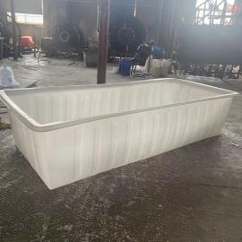 华社2.5吨 水产养殖PE塑料方箱 白色大号牛筋桶 2500L储水箱