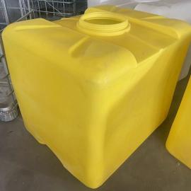 华社1吨化工运输桶 PE塑料防腐集装桶 1000L出口包装桶