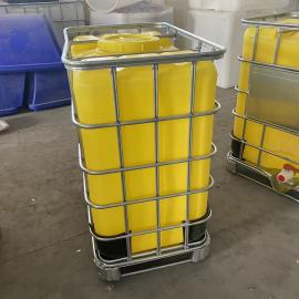 华社500L 包装桶PE塑料桶 化工防腐运输桶 0.5吨方形集装桶