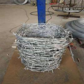 乐博镀锌刺绳道路养护铁丝网公路钢丝网