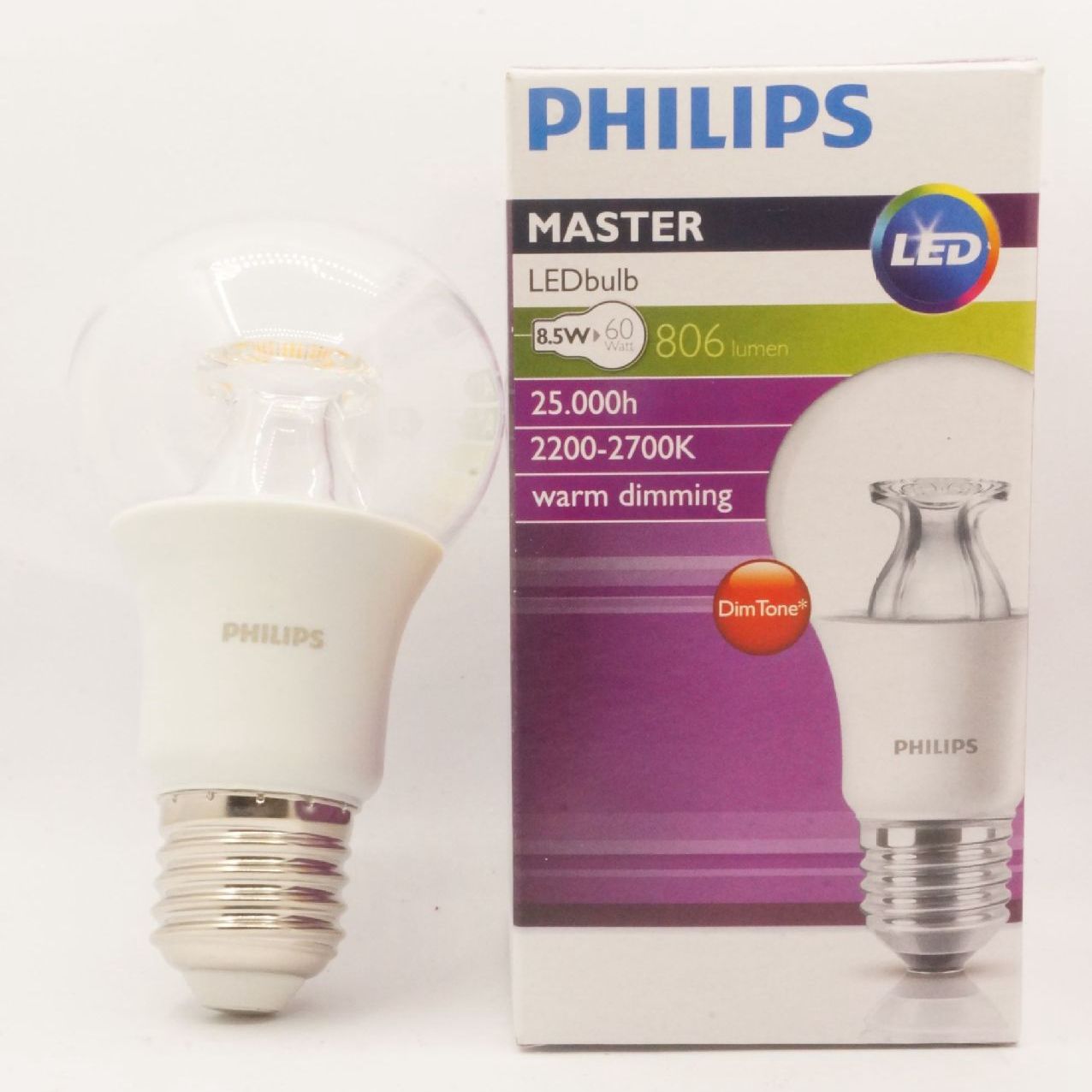 philipsMAS LEDbulb DT 6-40W E27 A60 CLE27