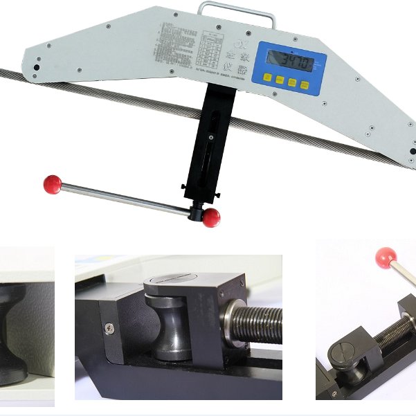 水利水电钢丝绳张力测试装置 多功能张紧力测试仪