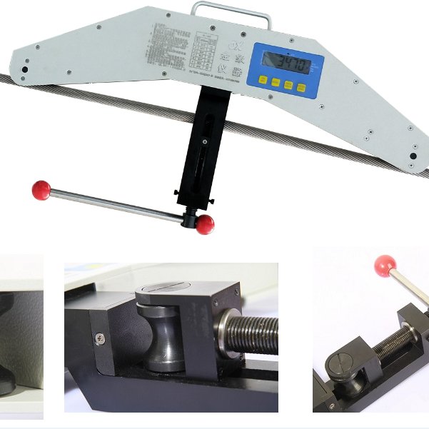 钢丝绳预紧力测力仪 SL-30T钢绞线张力检测仪
