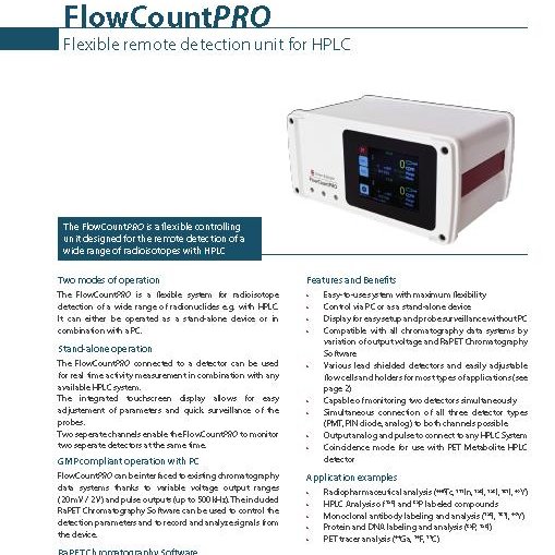 Eckert & ZieglerHPLC߷ԼFlow-Count PRO