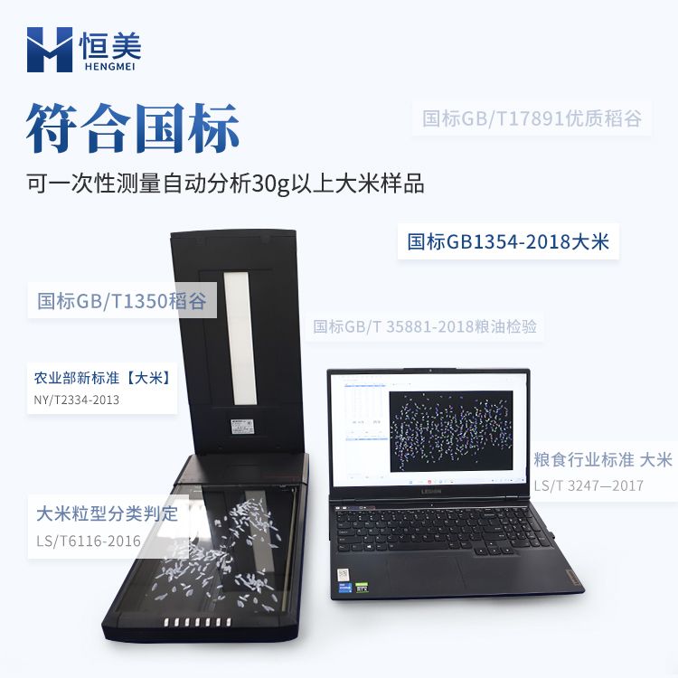 恒美大米外观品质检测仪 HM-DM01
