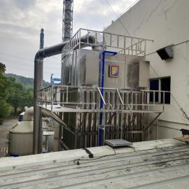 波纹管厂油烟处理 湿电油烟净化器 油雾分离设备SS-JD-10K杉盛绿源