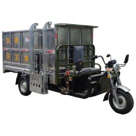 可出入地下室小型三轮纯电动移动挂桶垃圾车自装自卸清运车龙越
