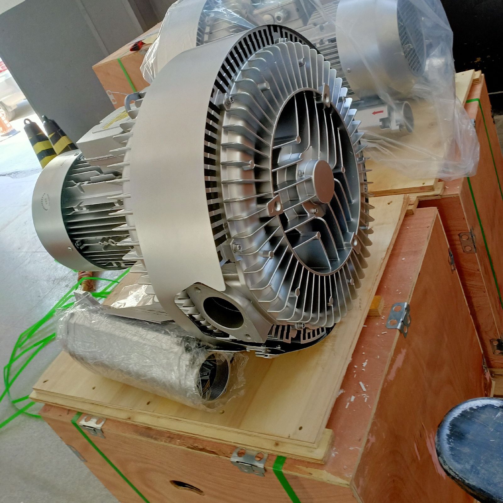 贝富克双级耐高温鼓风机现货 2XB720-H37颗粒物抽送高压风机