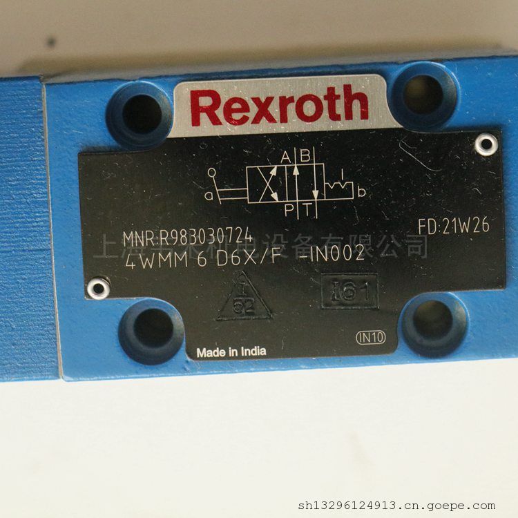 REXROTHֶR983030724 4WMM6D6X/F-IN002