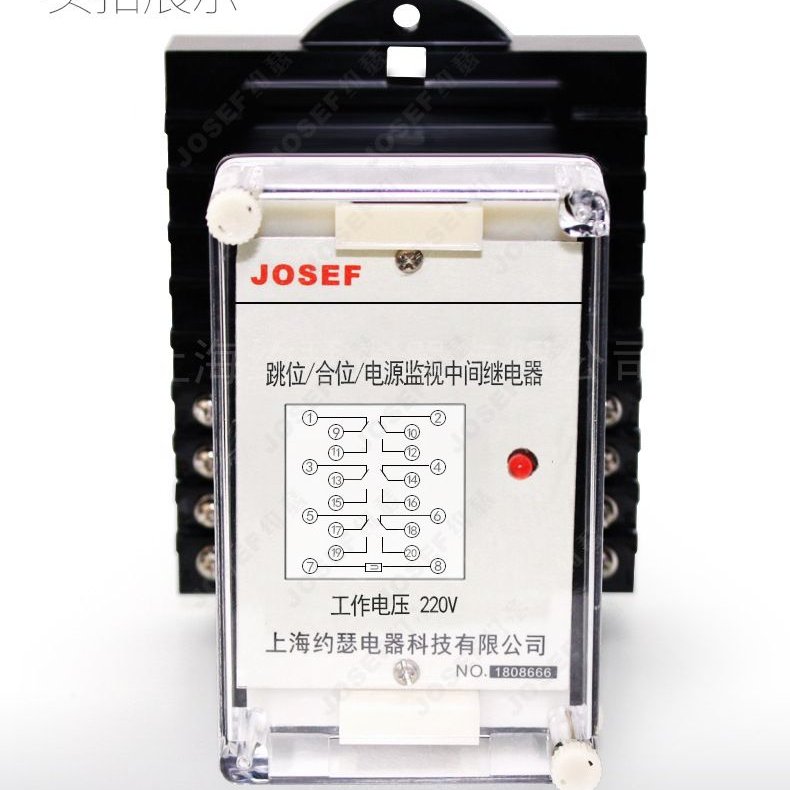 JOSEFԼɪJZ-7GY-S220XMTм̵ DC220V ָʾṹ