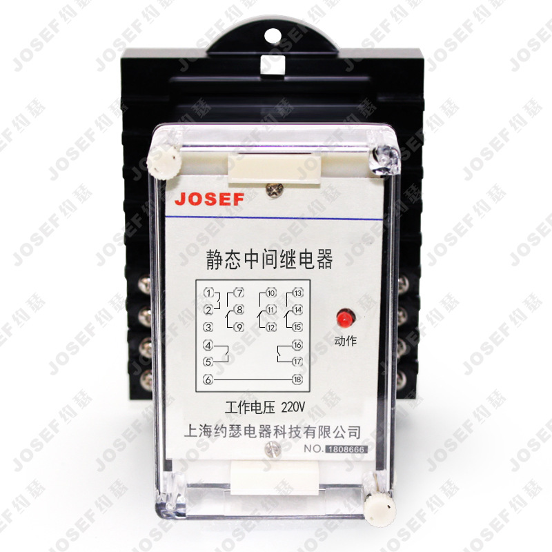 JOSEFԼɪ̬ն˼̵ DC110V 2NO 2NC 찲װCZJ-GY-S220XMT