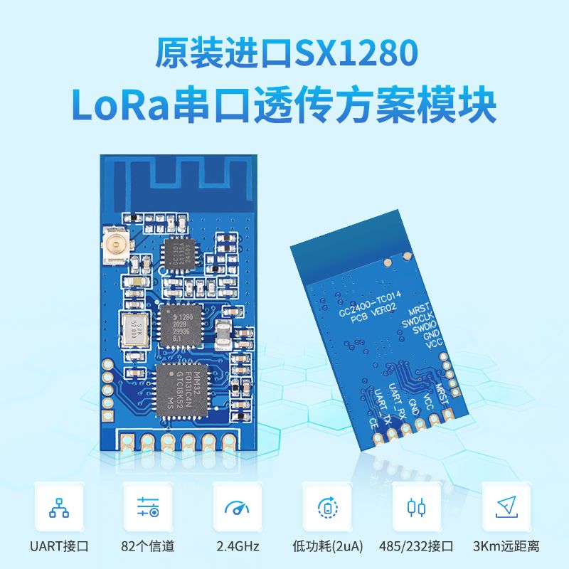 贫ƼSX1280+PA 2.4G LoRaƵɿ˻ңģGC2400-TC014