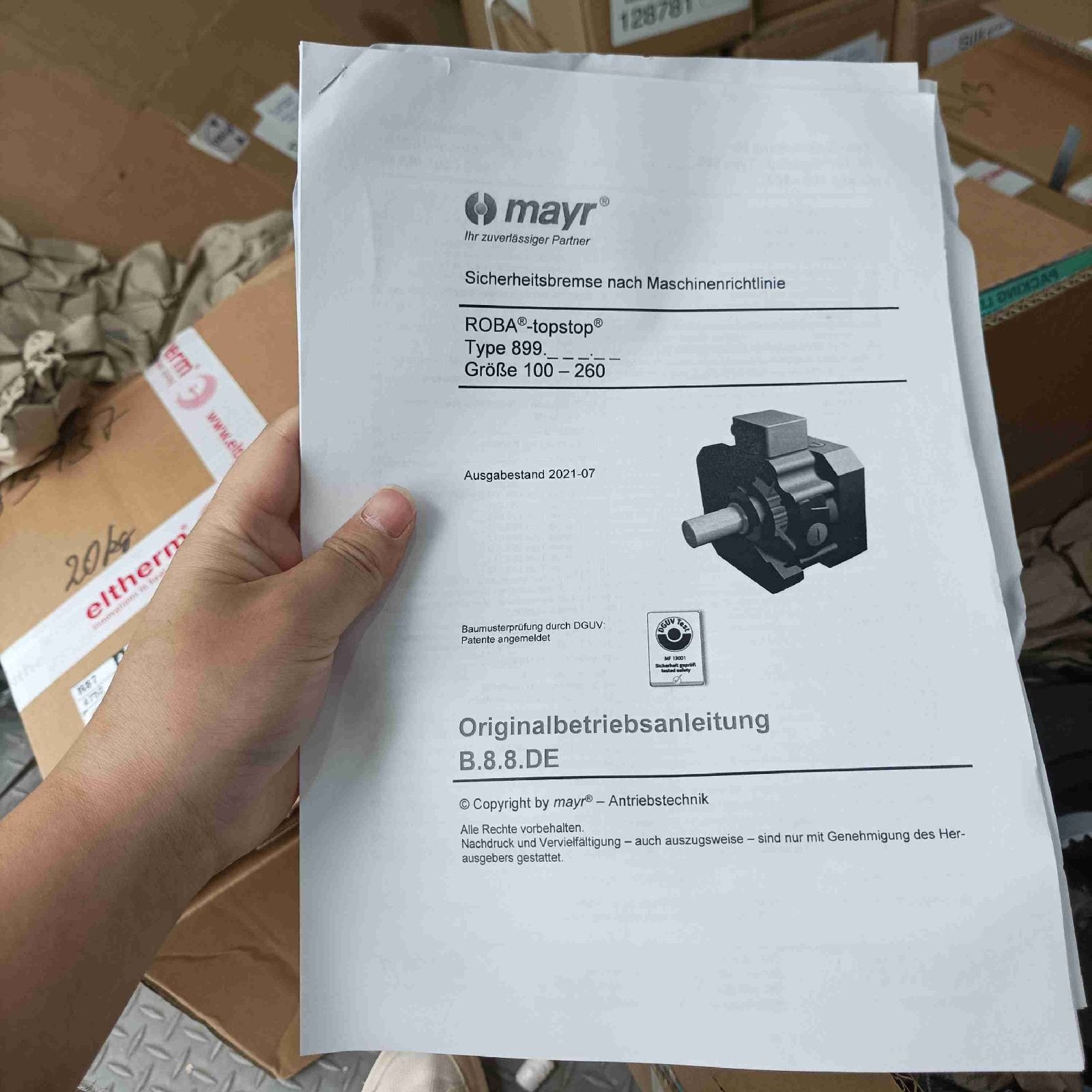 Mayrƶ899.300.01 S Nr: 8178759