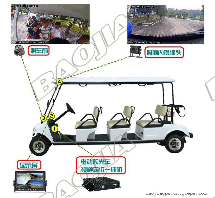 观光游览车动态智能视频监控系统设备
