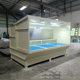水洗抛光打磨除尘作业台 金属件焊接木器加工粉尘湿式环保吸尘柜售后保障