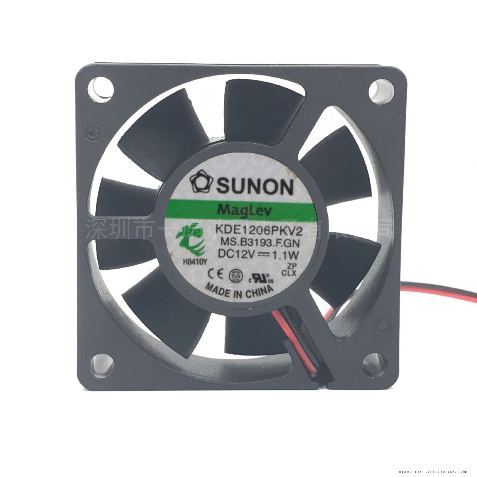 ׼ԭװ SUNON 12V 1.1W 6CM 6020 3߳KDE1206PKV2