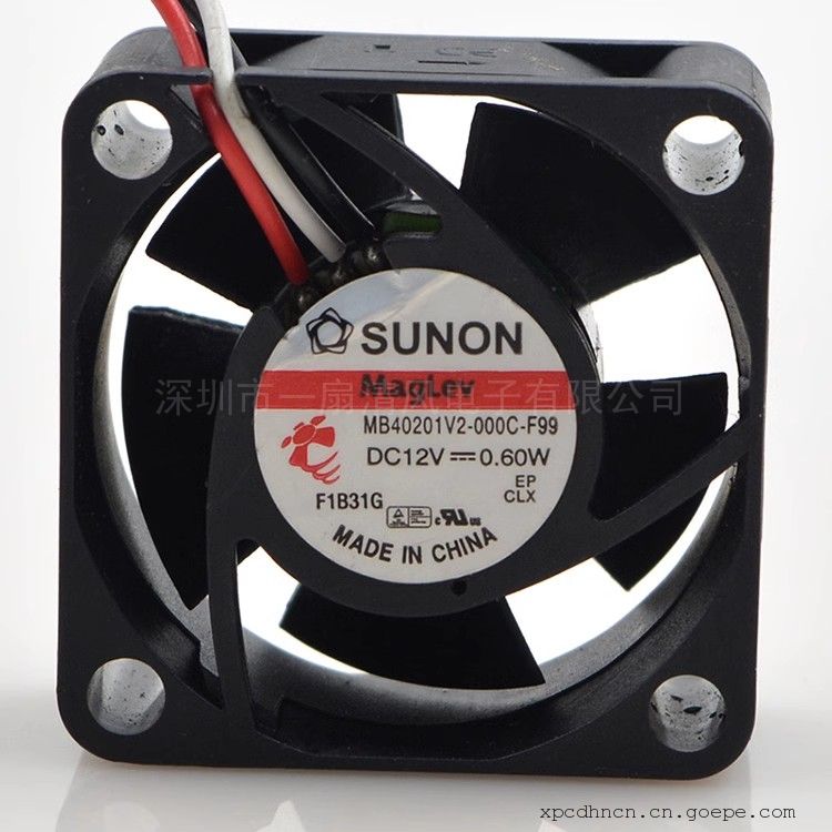 ׼SUNON 4020 12V 0.60W 4CM ɢȷMB40201V2-000C-F99