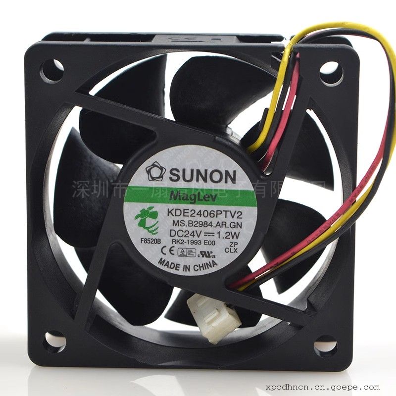 ׼SUNON 6025 24V 1.2W 6CM 6025 3߱ƵɢȷKDE2406PTV2