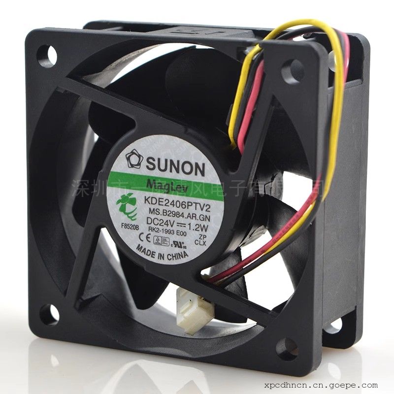 ׼SUNON 6025 24V 1.2W 6CM 6025 3߱ƵɢȷKDE2406PTV2