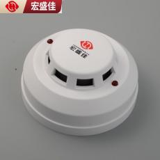 宏盛佳电控柜配电室光电烟雾报警器AC220V DC12V 24V带继电器输出JTY-GD-HA801-AC