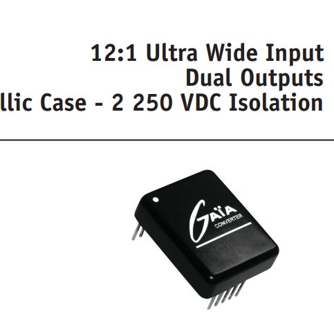 GAIA DC/DCתDC12-160VMGDDI-06-R-E MGDDI-06-R-F MGDDI-06-R-I MGDDI-06-R-CMGDDI-06-R-I MGDDI-06-R-C