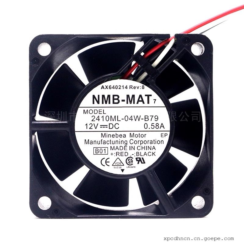 NMBԭװ 6025 6CM 12V 0.58A ˫2410ML-04W-B70