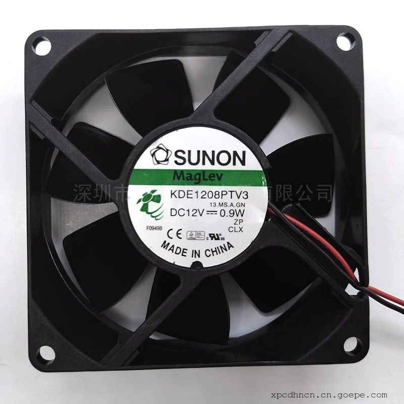 ׼SUNON 12V 1.2W8025 8cmͣת澯ɢȷ 0.1AKDE1208PTV3